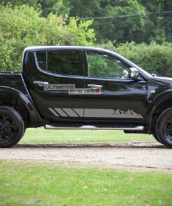 2x Decal Sticker Side Stripes Mitsubishi L200 Triton 2005-2017 Warrior Barbarian Titan