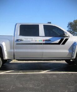 Decal Graphic Sticker Side Sport Stripe Chevrolet Silverado 2014-2017