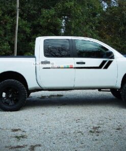 Decal Graphic Vinyl Upper Door Racing Stripes Nissan Titan 2003-2015