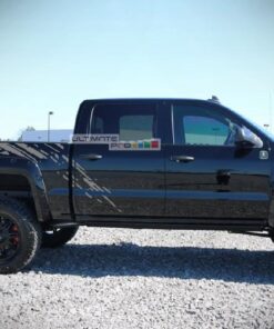 Decal Sticker Graphic Bed Splash Mud Kit GMC Sierra 2014-2017