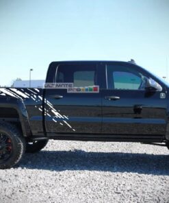 Decal Sticker Graphic Bed Splash Mud Kit GMC Sierra 2014-2017