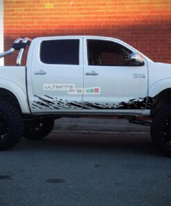 Decal Sticker Graphic Lower Mud Splash Kit Toyota Hilux 2004-2017