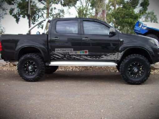 Decal Sticker Graphic Lower Mud Splash Kit Toyota Hilux 2004-2017