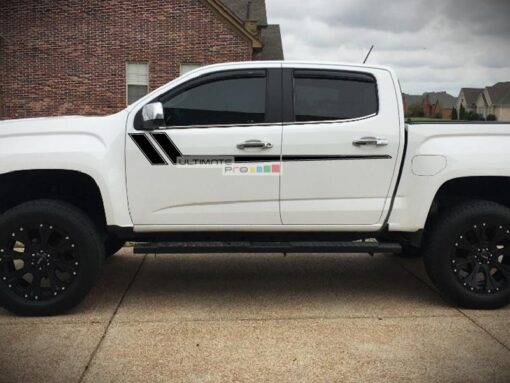 Decal Sticker Graphic Upper Door Stripes GMC Canyon 2014-2017