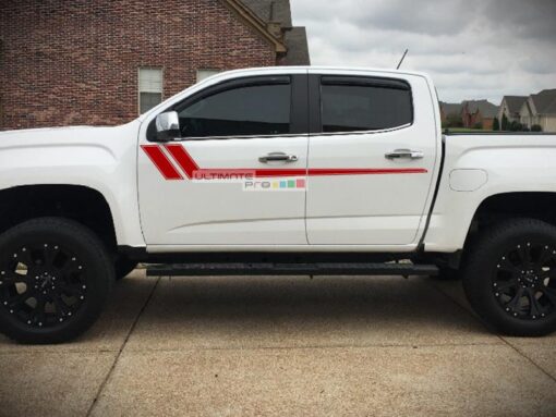 Decal Sticker Graphic Upper Door Stripes GMC Canyon 2014-2017