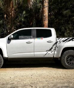 Decal Sticker Vinyl Bed Splash Mud Kit Chevrolet Colorado 2012-2017