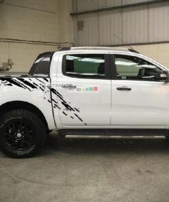 Decal Sticker Vinyl Bed Splash Mud Kit Ford Ranger T6 2011-2017