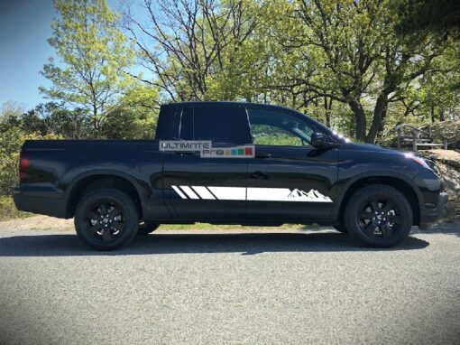 Decal Sticker Vinyl Lower Mountain Stripe Kit Honda Ridgeline 2016 2017 Models