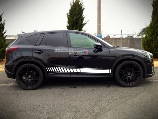 Decal Sticker Vinyl Lower Racing Stripes Mazda CX5 2012-2017