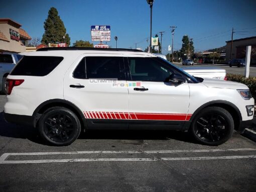 Decal Sticker Vinyl Lower Side Stripes Ford Explorer 2011-2017