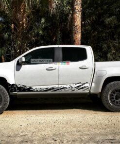 Decal Sticker Vinyl Mud Splash Kit Chevrolet Colorado 2012-2017