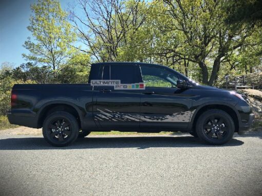 Decal Sticker Vinyl Mud Splash Kit Honda Ridgeline 2016-2017