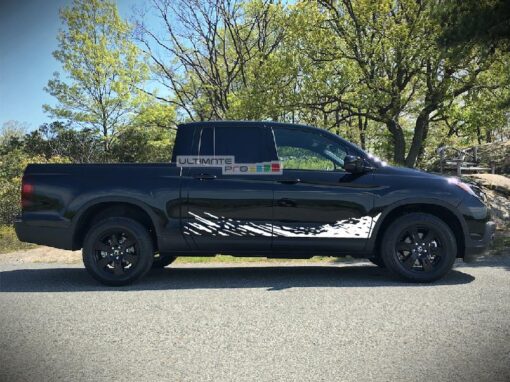 Decal Sticker Vinyl Mud Splash Kit Honda Ridgeline 2016-2017