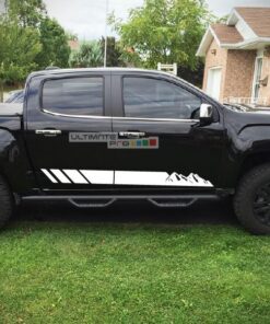 Decal Sticker Vinyl Off-Road Mountain Stripes GMC Canyon 2014-2017