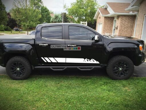 Decal Sticker Vinyl Off-Road Mountain Stripes GMC Canyon 2014-2017