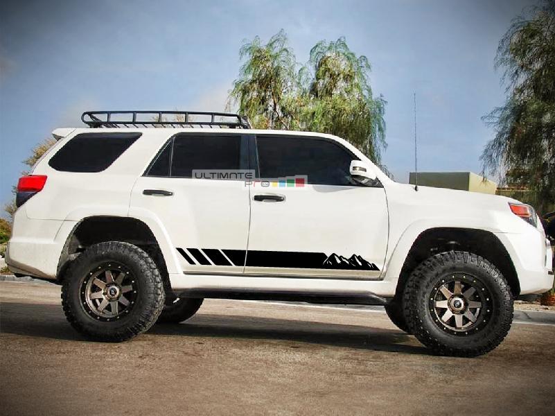 Compass Mountain Life 4Runner Vinyl Decal – Fits Toyota 4Runner TRD, Outdoor Theme