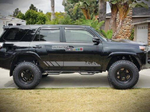 Decal Sticker Vinyl Side Mountain Stripe Kit Toyota 4Runner 2009-2017