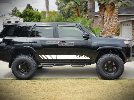 Decal Sticker Vinyl Side Mountain Stripe Kit Toyota 4Runner 2009-2017