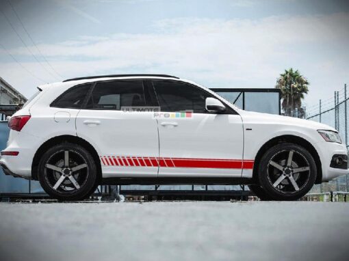 Decal Sticker Vinyl Side Sport Stripe Kit Audi Q5 2008-2017