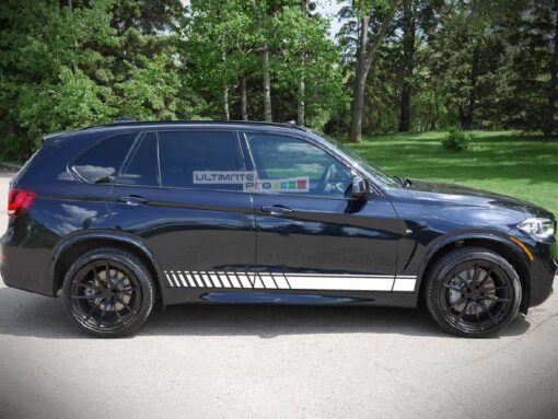 Decal Sticker Vinyl Side Sport Stripe Kit BMW X5 2013-2017