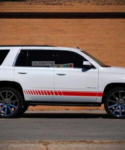 Decal Sticker Vinyl Side Sport Stripe Kit Chevrolet Tahoe 2015-2017