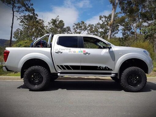 Decal StickerVinyl Side Mountain Stripes Nissan Navara NP300 D23