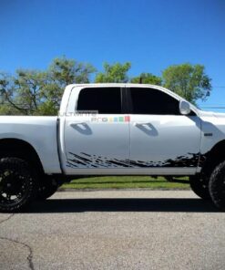 Off-Road Mud Splash Decal Graphic Vinyl Dodge Ram 2009-2017