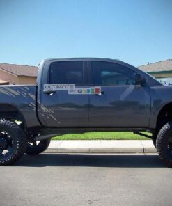 Set of Side Bed Splash Mud Decal Sticker Graphic Nissan Titan 2003-2015