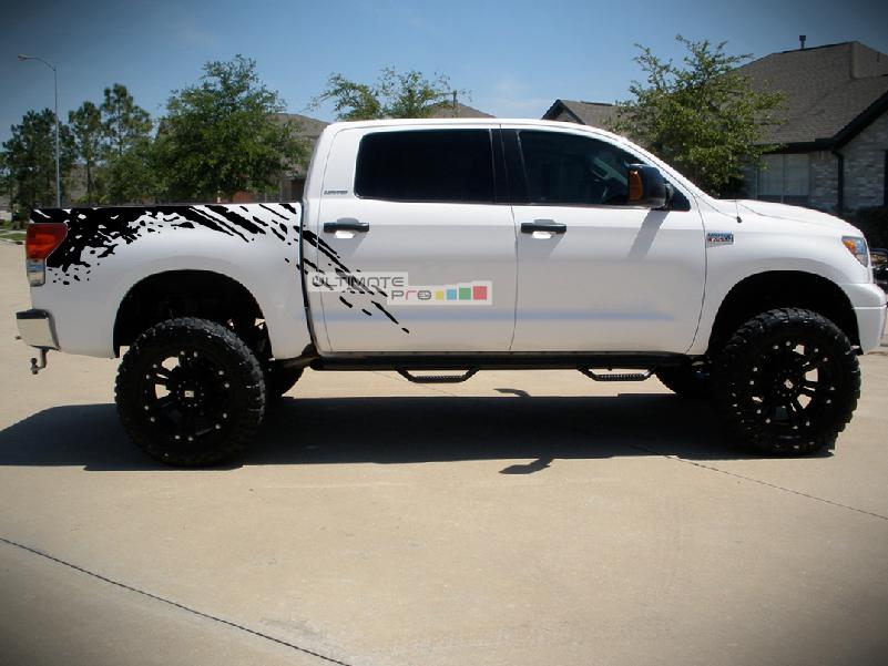 4RUNNER Side graphics vinyl decal MUD SPLASH stickers for Toyota TUNDRA TACOMA