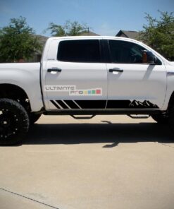 Set of Side Mountain Stripes Decal Sticker Graphic Toyota Tundra 2007-2017