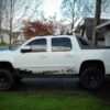 Side Mud Splash Vinyl Sticker Graphic Chevrolet Avalanche 2007-2013