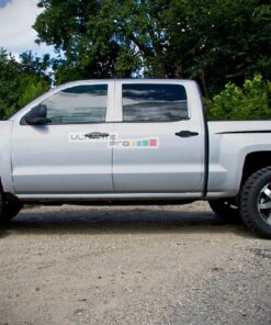 Side Racing Bed Stripes Vinyl Sticker Graphic Chevrolet Silverado 2014-2017