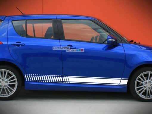 Lower Side Stripes Decal Sticker Vinyl Kit Suzuki Swift