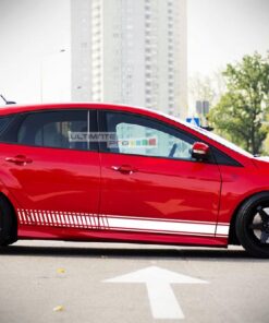 Lowered Side Stripes Decal Sticker Vinyl kit Ford Focus RS ST Hatchback