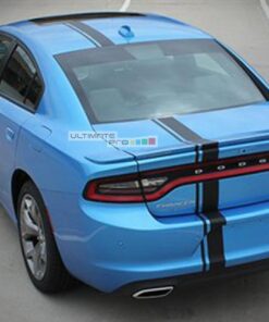 Decal Sticker Graphic Front to Back Stripe Kit Dodge Charger SRT Hellcat Supercharged