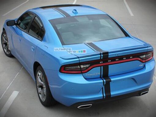 Decal Sticker Graphic Front to Back Stripe Kit Dodge Charger SRT Hellcat Supercharged