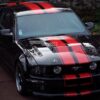 Decal Sticker Graphic Front to Back Stripe Kit Ford Mustang GT