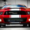 Decal Sticker Graphic Front to Back Stripe Kit Ford Mustang GT 2005-2014 Shelby GT500