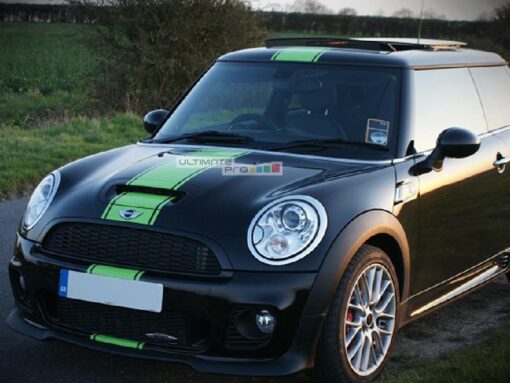 Decal Sticker Graphic Front to Back Stripe Kit Mini Cooper Hatch R56 R50 R53 F55 F56