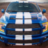 Decal Sticker Vinyl Body Racing Stripe Kit Compatible with Ford F150 SVT Raptor Shelby