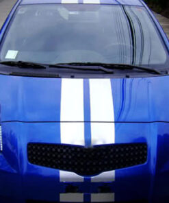 Decal Sticker Vinyl Body Racing Stripe Kit Compatible with Toyota Yaris RS Vitz TS XP90 3 5 Door