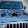 Decal Sticker Vinyl Hood Star Jeep Wrangler JK Unlimited Rubicon Sahara Sport S