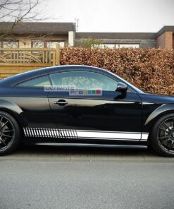 Decal Sticker Vinyl Side Racing Stripes Audi TT RS TTS 2006-2014