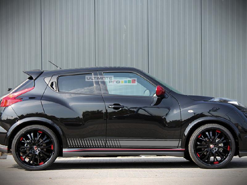 Nissan Juke Accessories, Juke sport, Juke nismo RS, Juke S sport 2x side  stripes