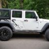 Decal Sticker Vinyl Splash Mud Kit Jeep Wrangler JK 2007-2017