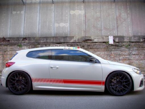 Set of Racing Side Stripes Decal Sticker Graphic Volkswagen VW Scirocco R GTS GT24