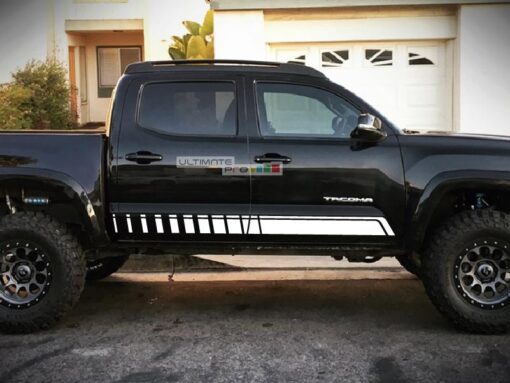 Set of Sport Side Door Bed Stripes Decal Sticker Vinyl Toyota Tacoma