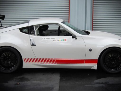 Set of Sport Side Stripes Decal Sticker Vinyl Nissan 370 Z Fairlady NISMO