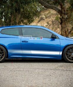 Set of Sport Side Stripes Decal Sticker Vinyl Volkswagen VW Scirocco Hatchback 2008 2009 2014 2015