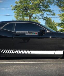 Side Rocker Stripes Decal Sticker Graphic Dodge Challenger RT SRT 2008-2017